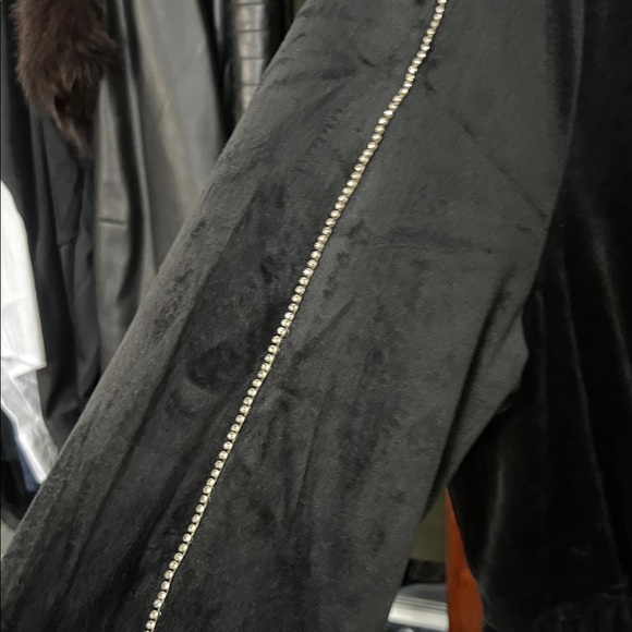 Fashion to Figure Black Jumpsuit with Silver Accents - Picture 5 of 5